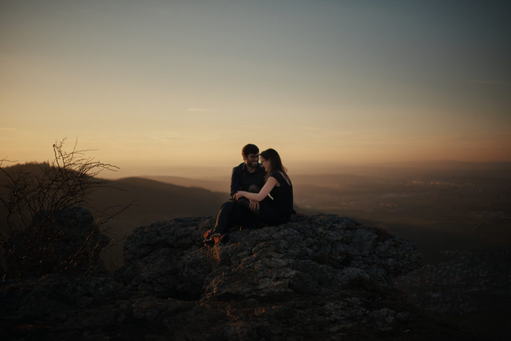 Paarbilder Sonnenuntergang Breitenstein