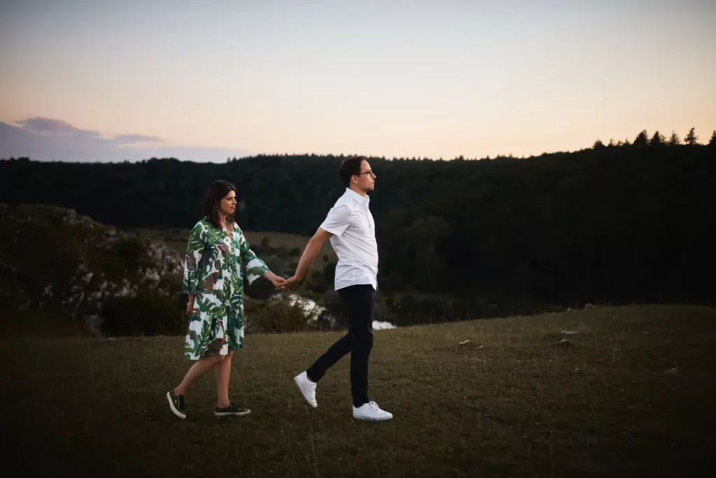 Paarfotos Steinerne Jungfrauen