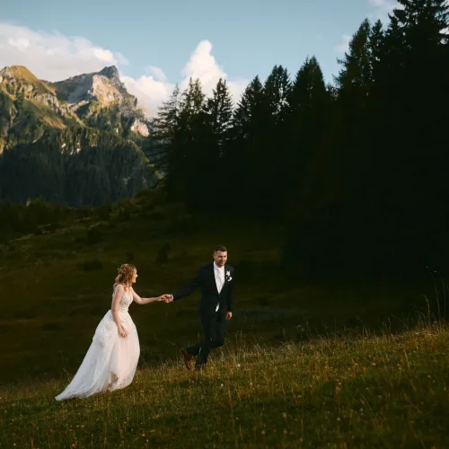 Hochzeit auf der Rufana Alp in Österreich